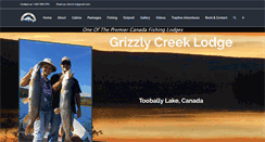 Desktop Screenshot of grizzlycreeklodge.com